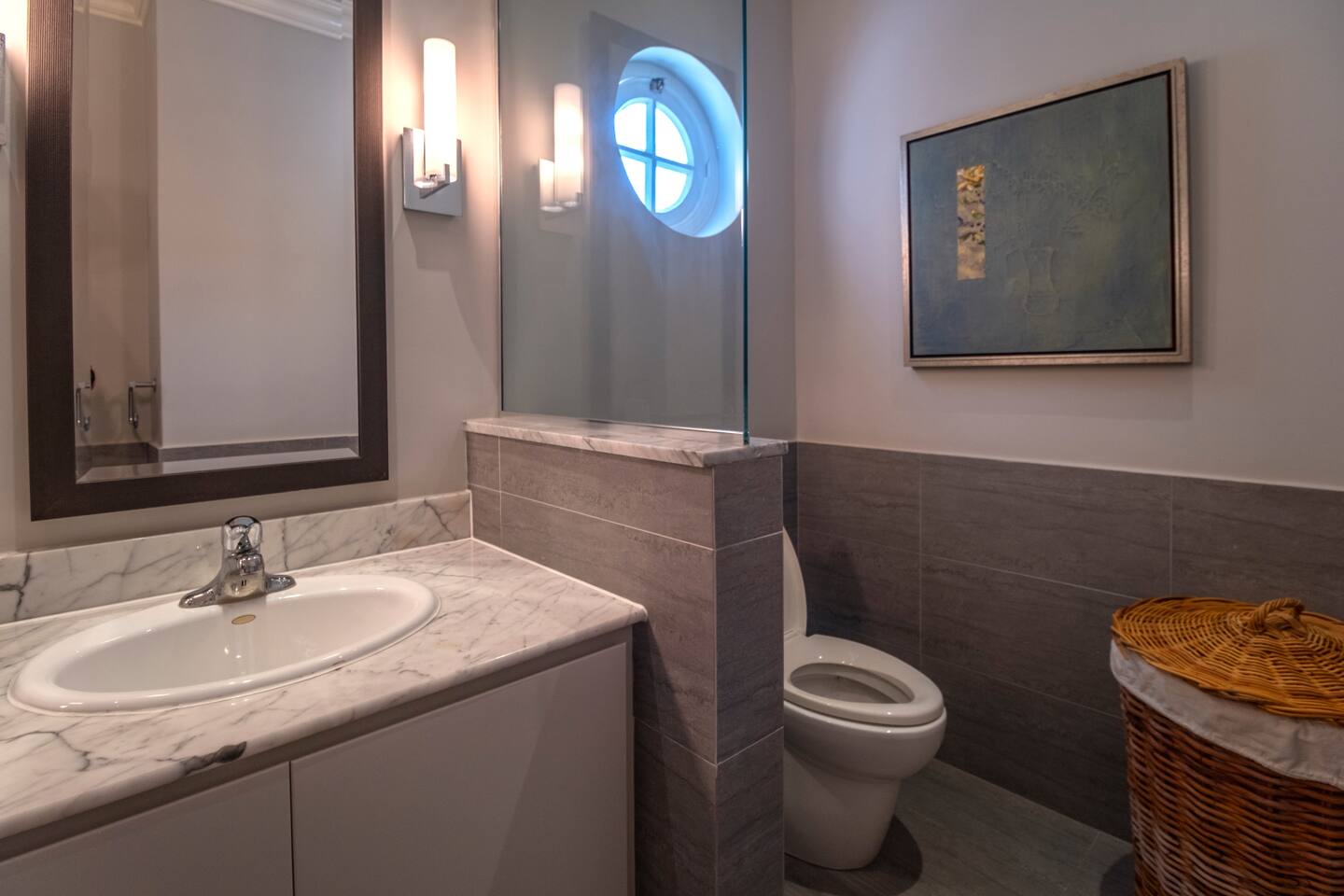 After - Luxurious modern bathroom transformation